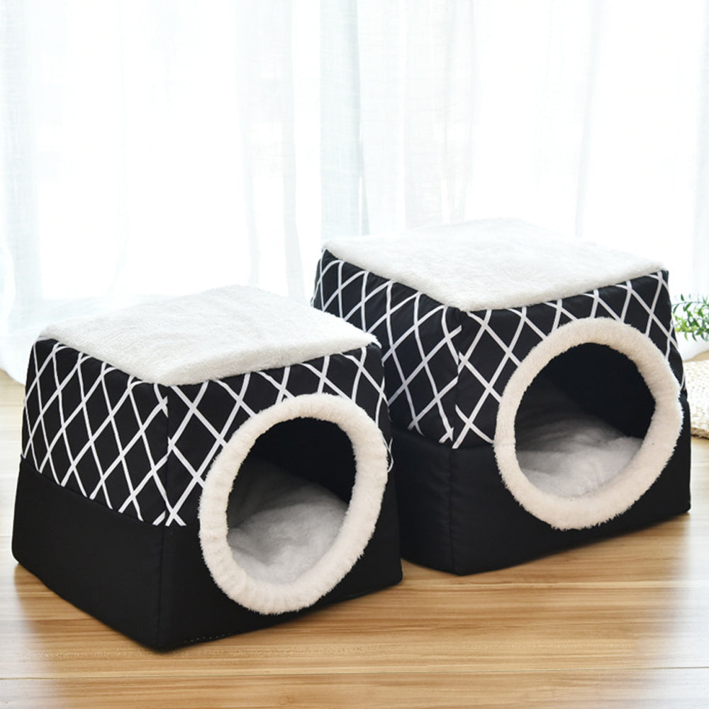 Pet Dog and Cat Bed Villa - Dual Use Space Capsule