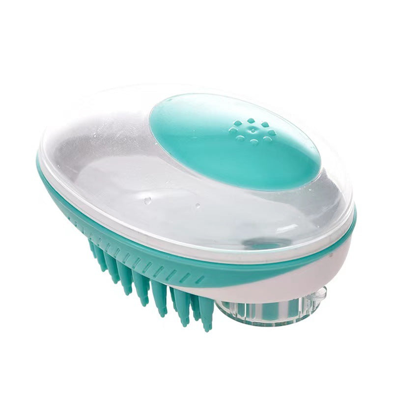 Silicone Bath Brush and Massage Comb for Pets