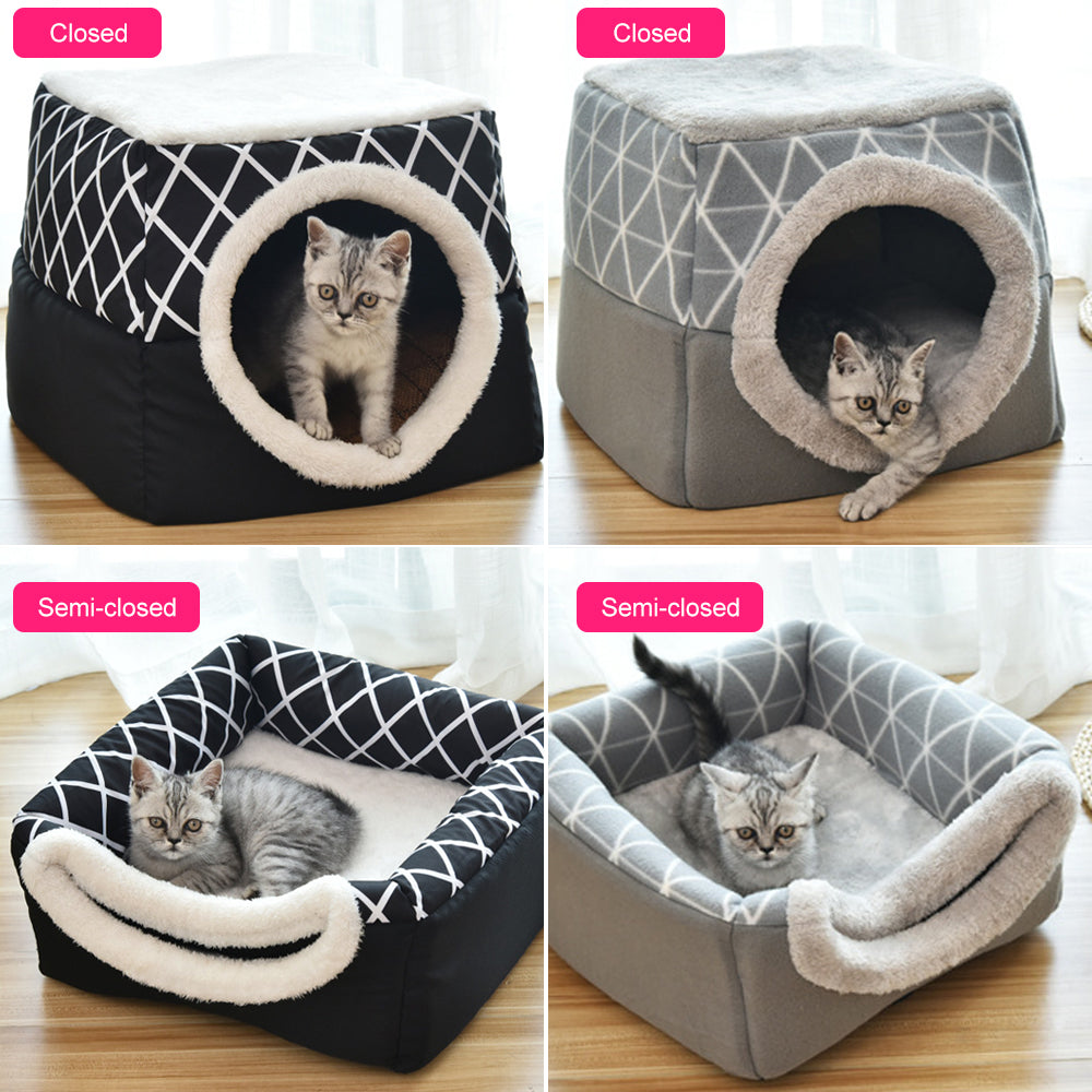 Pet Dog and Cat Bed Villa - Dual Use Space Capsule